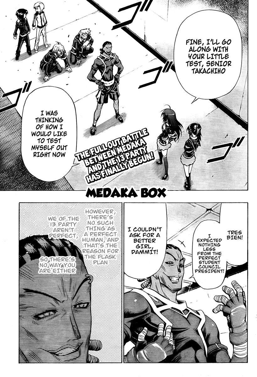 Medaka Box Chapter 30 page 2 - Chapter 30 : The 30th Suggestion - Sigh, What a Pain