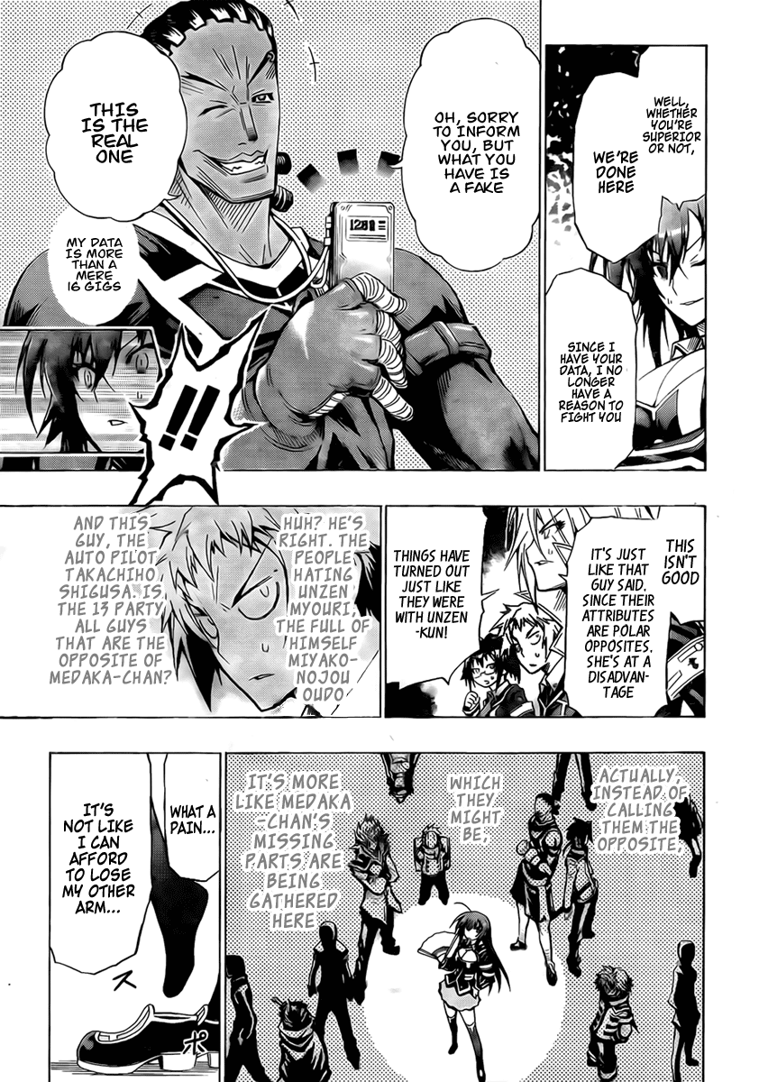 Medaka Box Chapter 31 page 12 - Chapter 31 : The 31st Suggestion - I Won't Increase