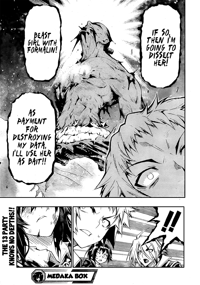 Medaka Box Chapter 31 page 19 - Chapter 31 : The 31st Suggestion - I Won't Increase