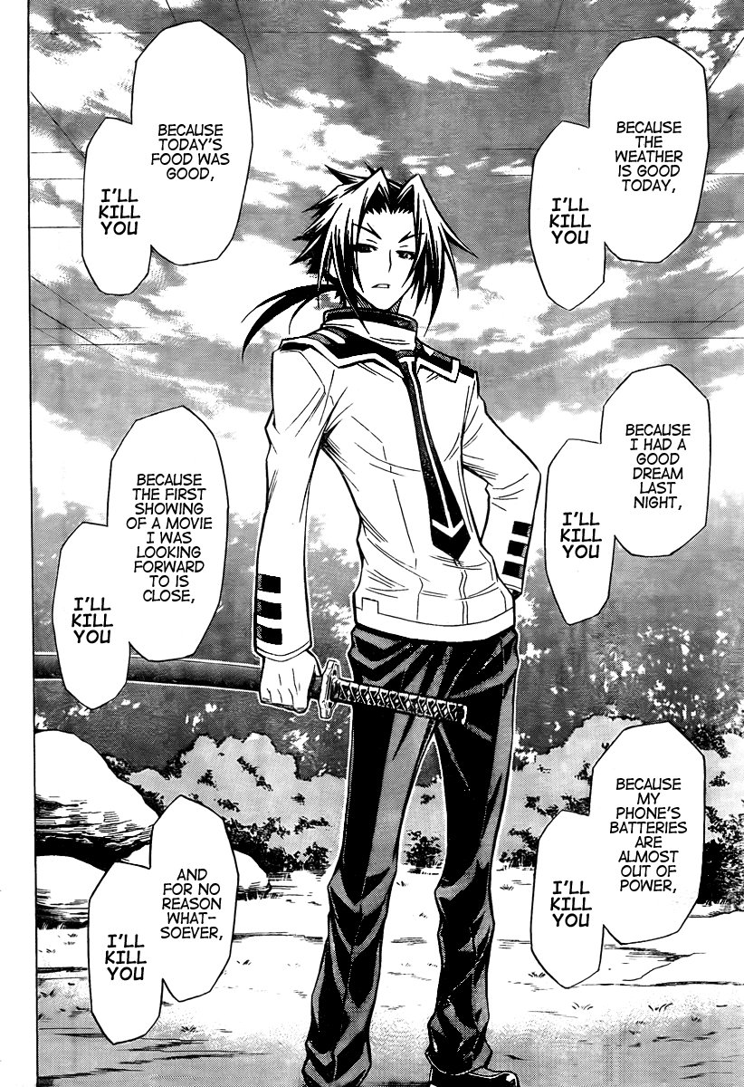 Medaka Box Chapter 33 page 12 - Chapter 33 : The 33rd Suggestion - So I'll Kill You