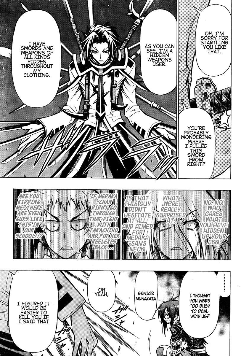 Medaka Box Chapter 33 page 9 - Chapter 33 : The 33rd Suggestion - So I'll Kill You