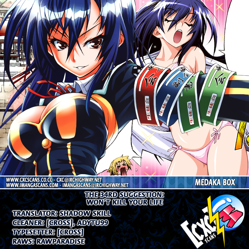 Medaka Box Chapter 34 page 20 - Chapter 34 : The 34th Suggestion - Wont Kill Your Life