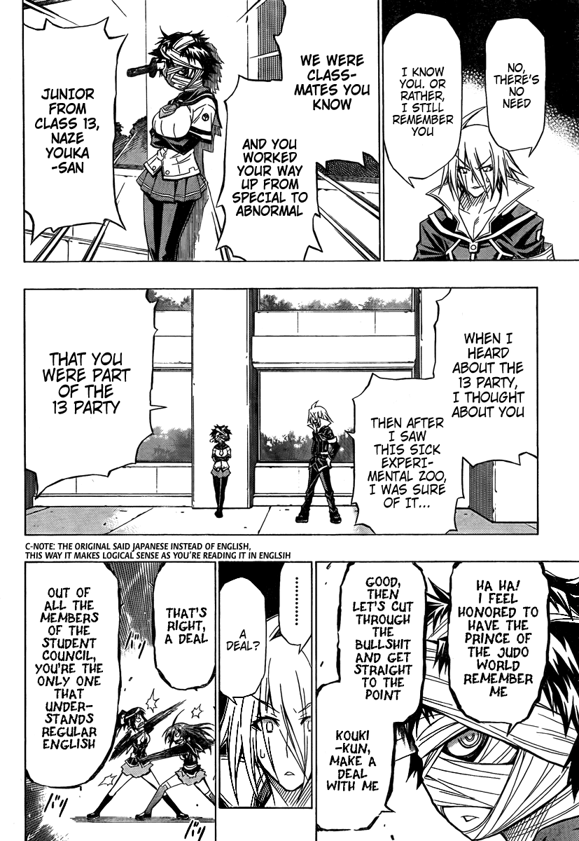 Medaka Box Chapter 37 page 16 - Chapter 37 : The 37th Suggestion - I'm Sorry But I'm Making It My Business!