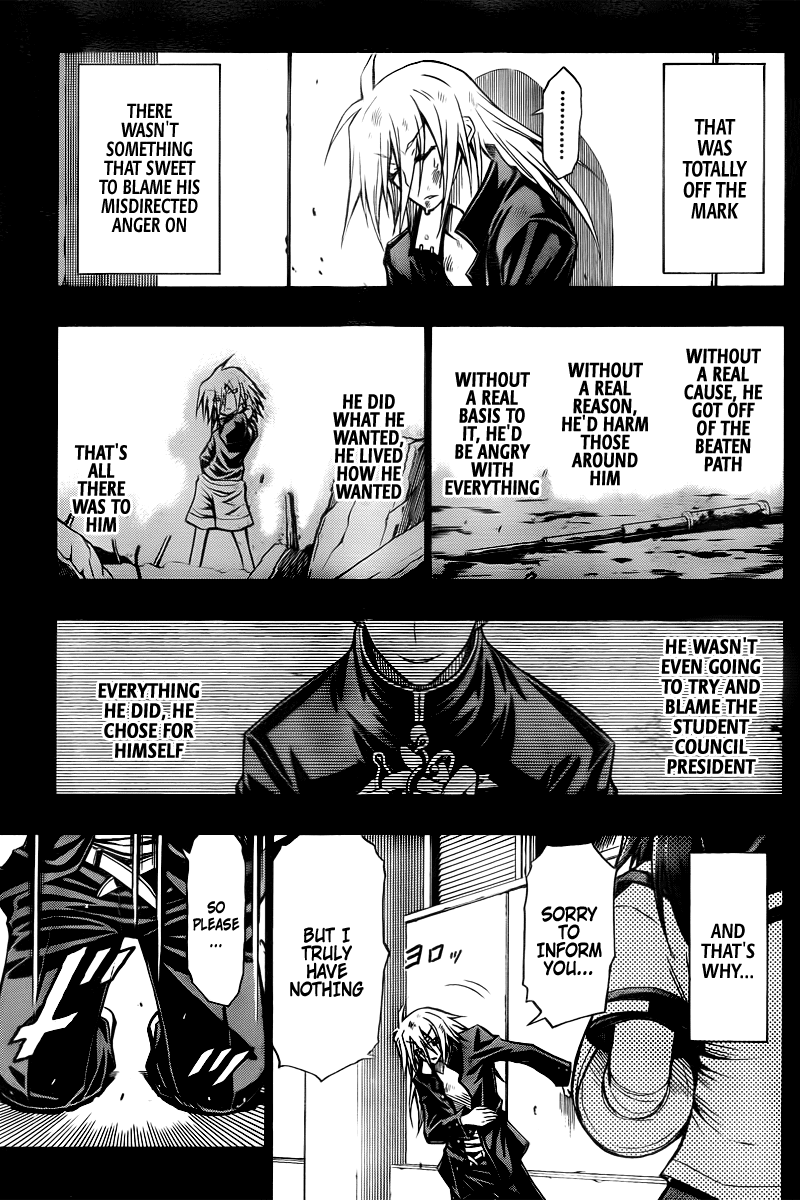 Medaka Box Chapter 38 page 11 - Chapter 38 : The 38th Suggestion - Both Being Bad, And Destroying Things
