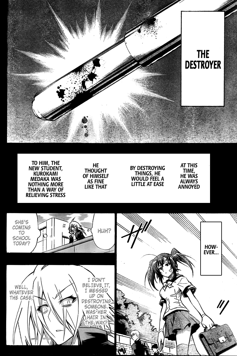 Medaka Box Chapter 38 page 4 - Chapter 38 : The 38th Suggestion - Both Being Bad, And Destroying Things