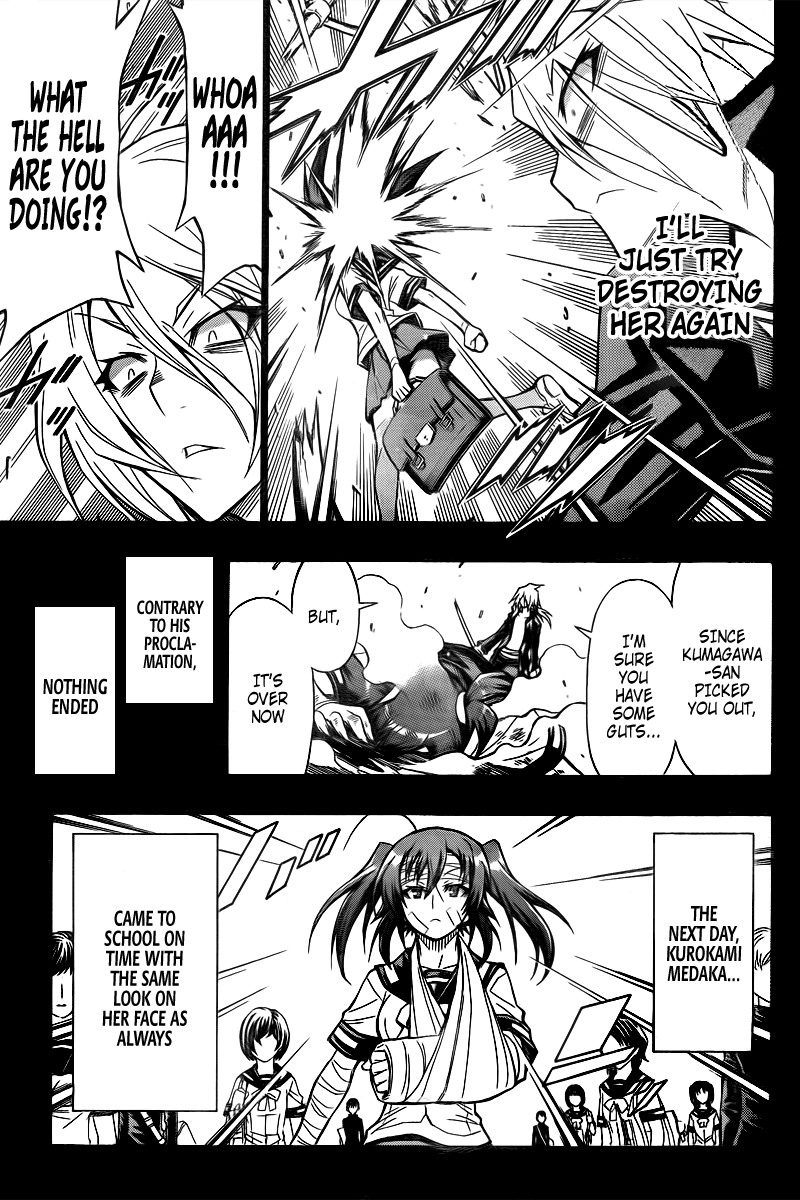 Medaka Box Chapter 38 page 5 - Chapter 38 : The 38th Suggestion - Both Being Bad, And Destroying Things