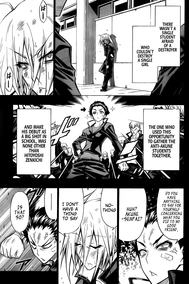 Medaka Box Chapter 38 page 7 - Chapter 38 : The 38th Suggestion - Both Being Bad, And Destroying Things