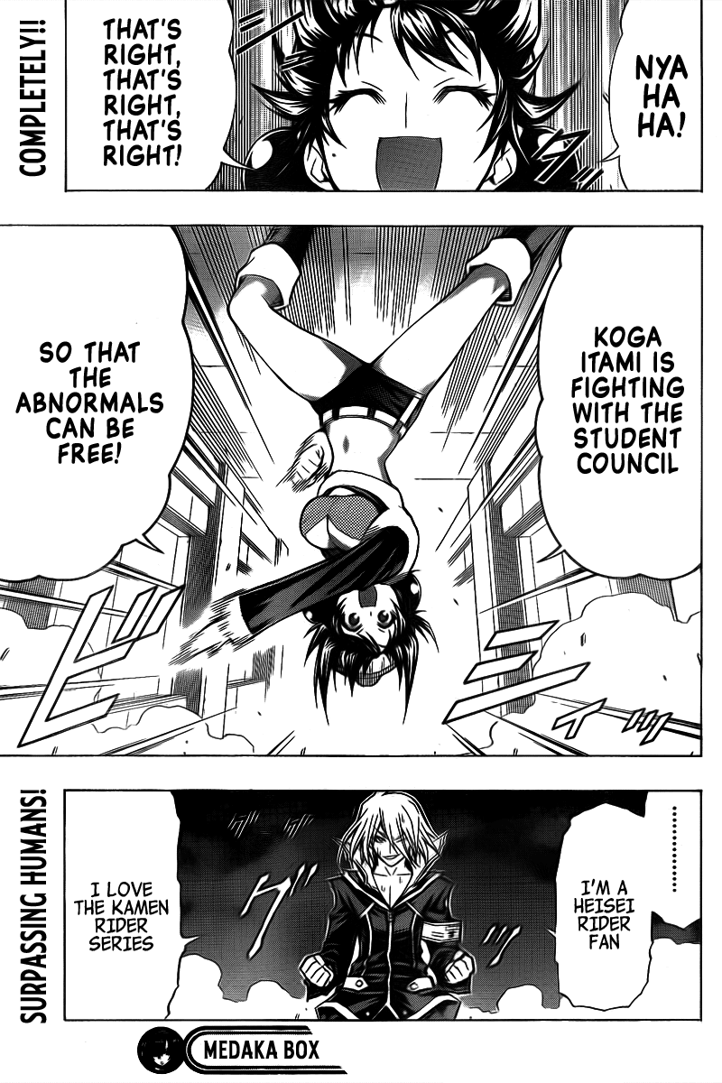 Medaka Box Chapter 39 page 19 - Chapter 39 : The 39th Suggestion - For Abnormals To Be Free