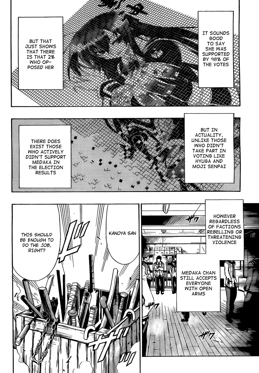 Medaka Box Chapter 4 page 12 - Chapter 4 : The 4th Suggestion - That's Unnecessary Behavior
