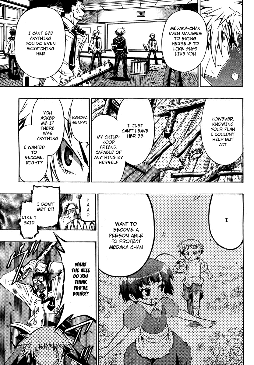 Medaka Box Chapter 4 page 15 - Chapter 4 : The 4th Suggestion - That's Unnecessary Behavior