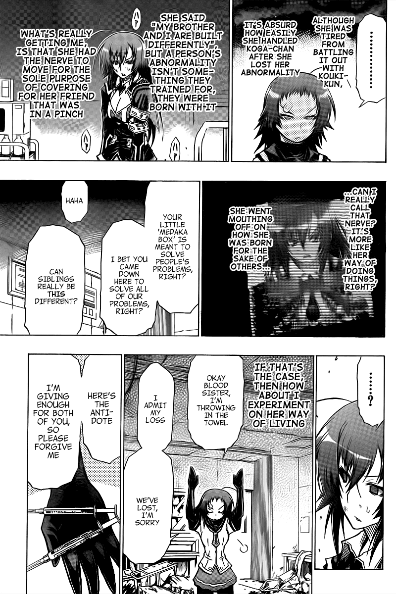 Medaka Box Chapter 43 page 15 - Chapter 43 : The 43rd Suggestion - But The You Of The Past