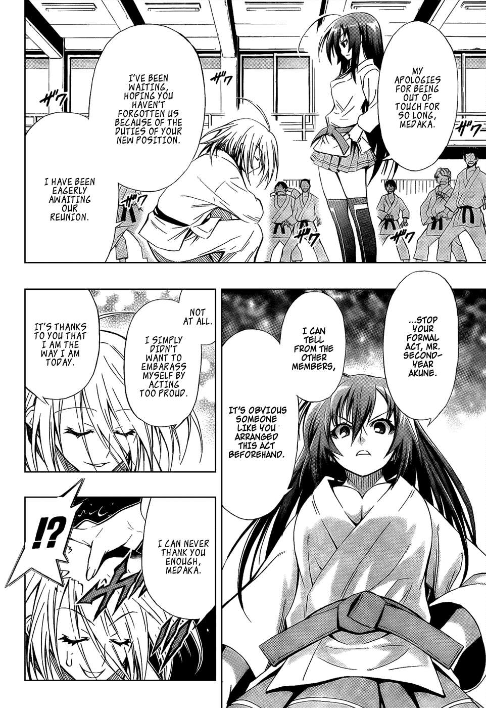 Medaka Box Chapter 5 page 11 - Chapter 5 : The 5th Suggestion - If You Want To Express Your Gratitude