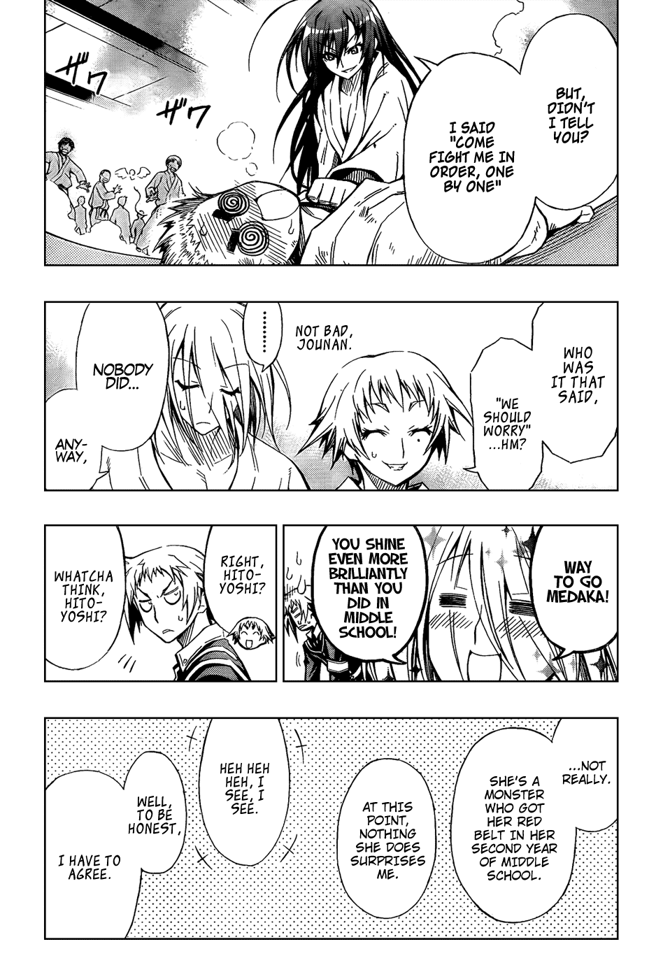 Medaka Box Chapter 5 page 18 - Chapter 5 : The 5th Suggestion - If You Want To Express Your Gratitude