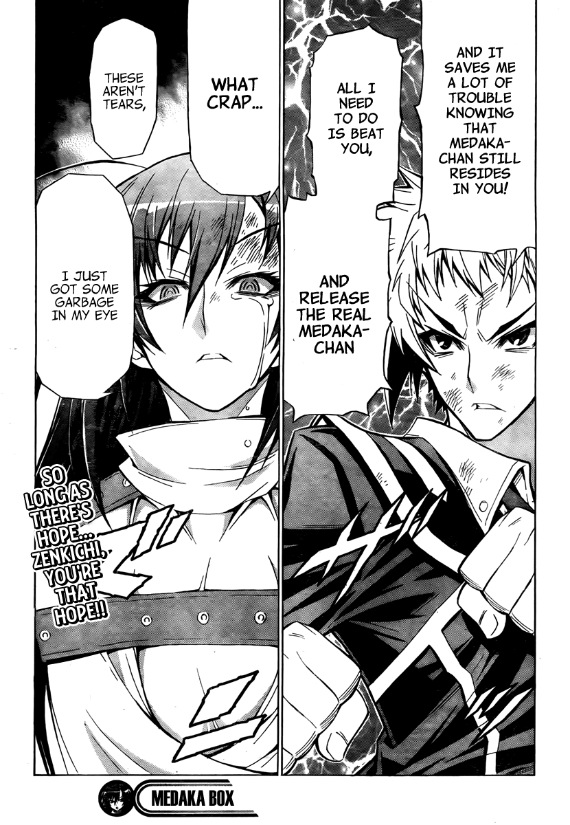 Medaka Box Chapter 50 page 19 - Chapter 50 : The 50th Suggestion - You're Medaka-chan's Enemy