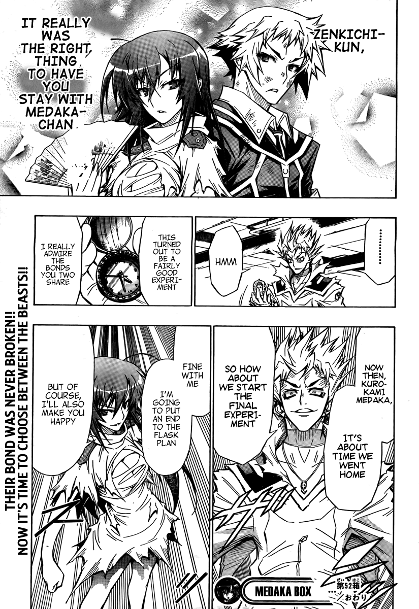Medaka Box Chapter 52 page 20 - Chapter 52 : The 52nd Suggestion - Why Were You Born?