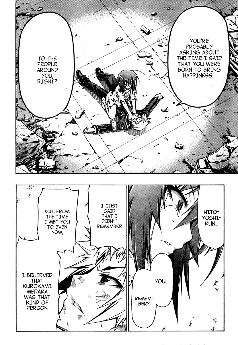 Medaka Box Chapter 52 page 9 - Chapter 52 : The 52nd Suggestion - Why Were You Born?