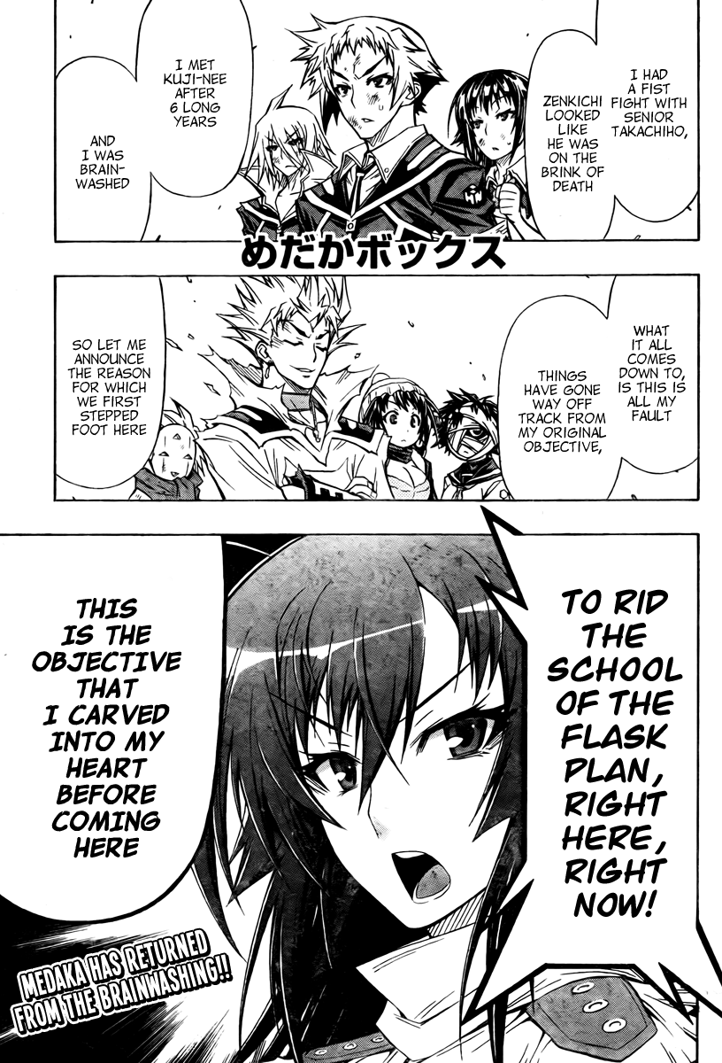 Medaka Box Chapter 53 page 2 - Chapter 53 : The 53rd Suggestion - This is The Flask Plan
