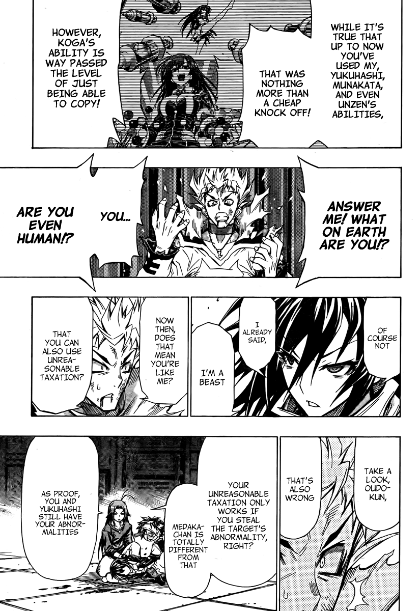 Medaka Box Chapter 54 page 12 - Chapter 54 : The 54th Suggestion - What on Earth Are You?