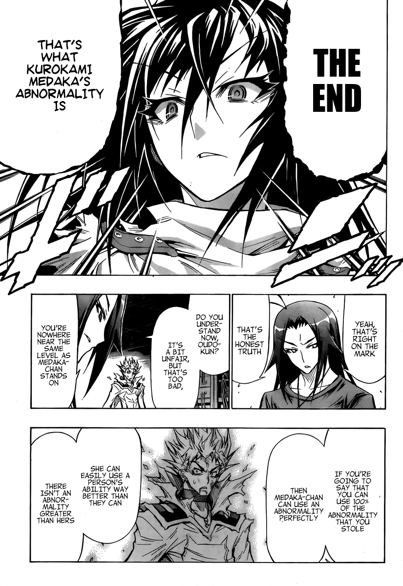 Medaka Box Chapter 54 page 16 - Chapter 54 : The 54th Suggestion - What on Earth Are You?