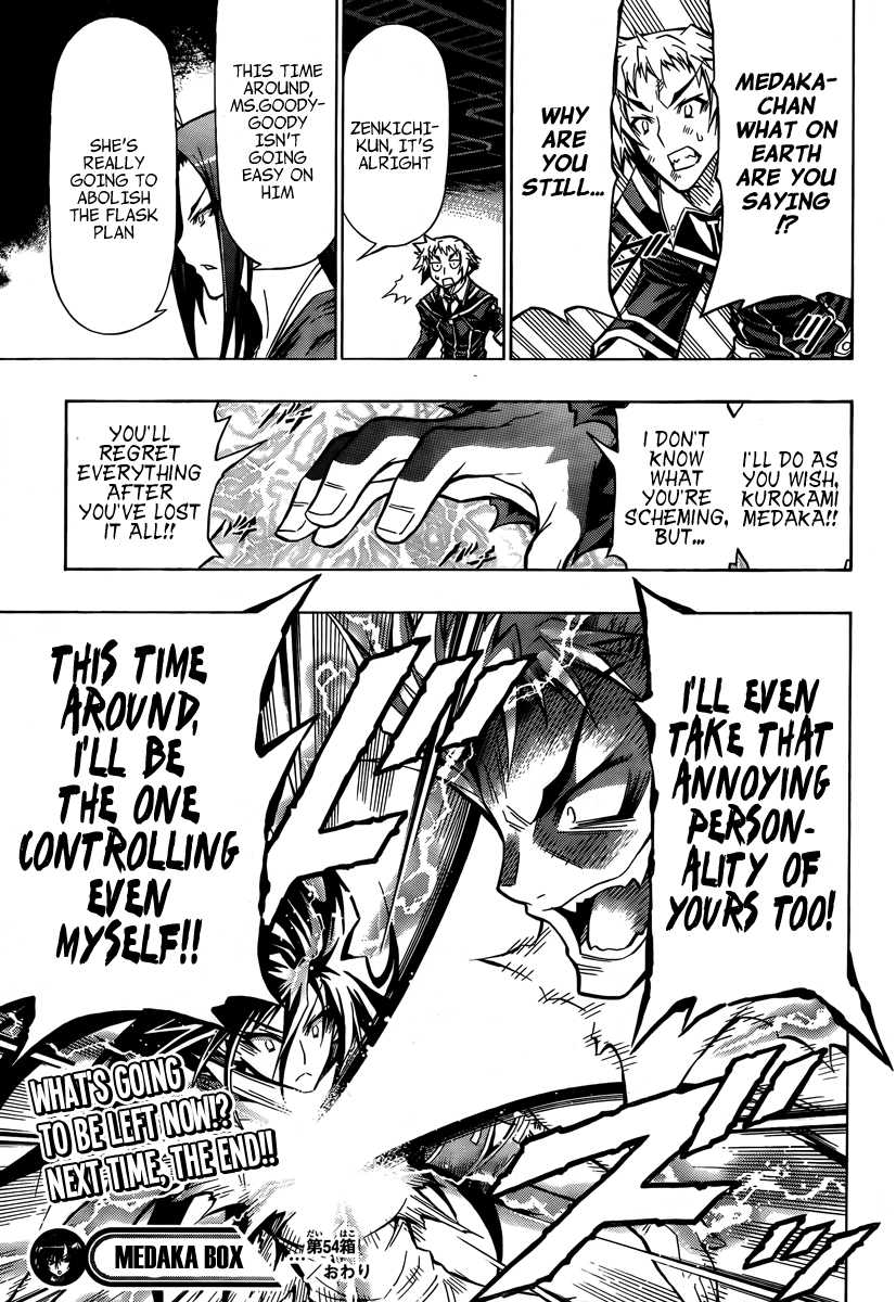 Medaka Box Chapter 54 page 20 - Chapter 54 : The 54th Suggestion - What on Earth Are You?