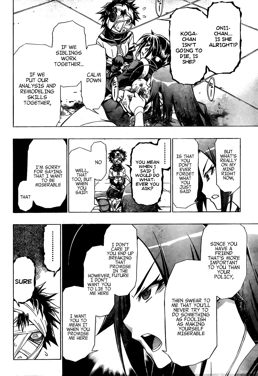 Medaka Box Chapter 54 page 9 - Chapter 54 : The 54th Suggestion - What on Earth Are You?