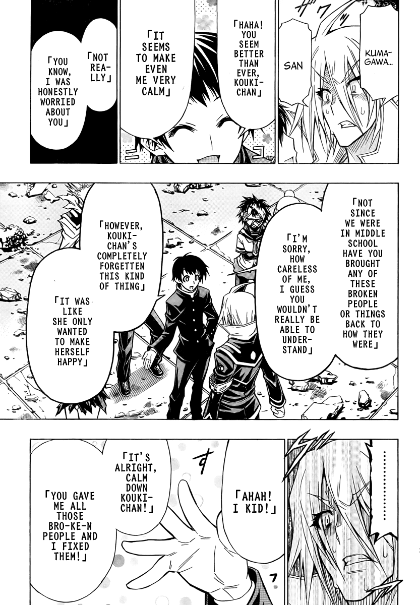 Medaka Box Chapter 56 page 9 - Chapter 56 : The 56th Suggestion - I am Your Superior From Middle School