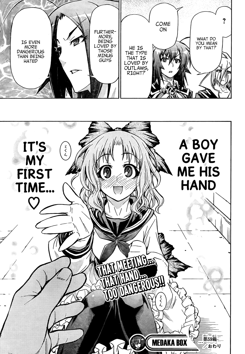 Medaka Box Chapter 59 page 20 - Chapter 59 : The 59th Suggestion - Being Loved is Better Than Being Hated