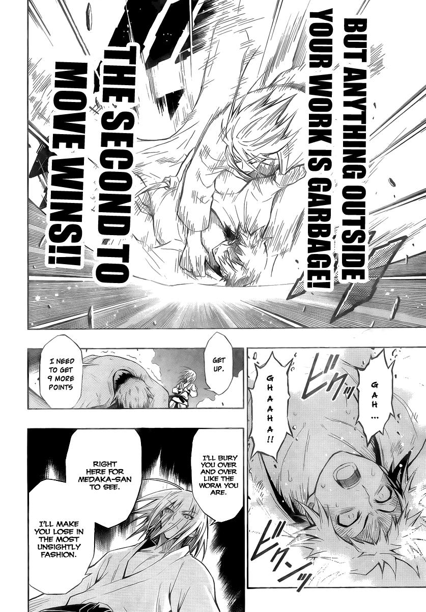 Medaka Box Chapter 6 page 4 - Chapter 6 : The 6th Suggestion - I Won't Tell You Not To Lose
