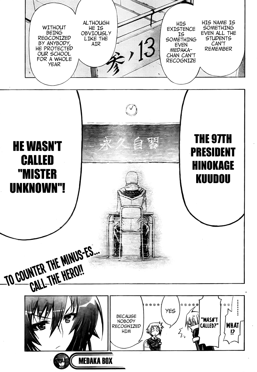 Medaka Box Chapter 61 page 20 - Chapter 61 : The 61st Suggestion - Don't You Dare Talk About Love