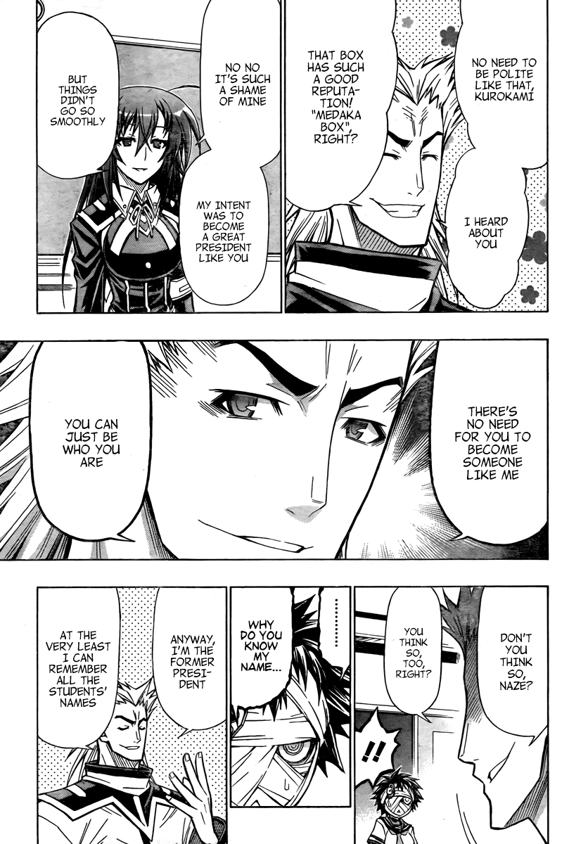Medaka Box Chapter 62 page 10 - Chapter 62 : The 62nd Suggestion - I'm not a Hero