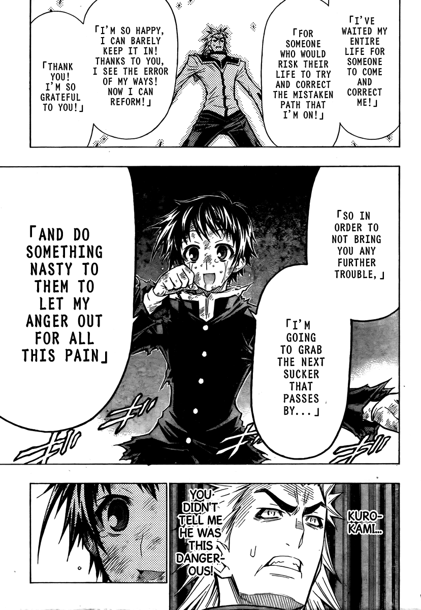 Medaka Box Chapter 63 page 10 - Chapter 63 : The 63rd Suggestion - The Minus 13's Class Motto