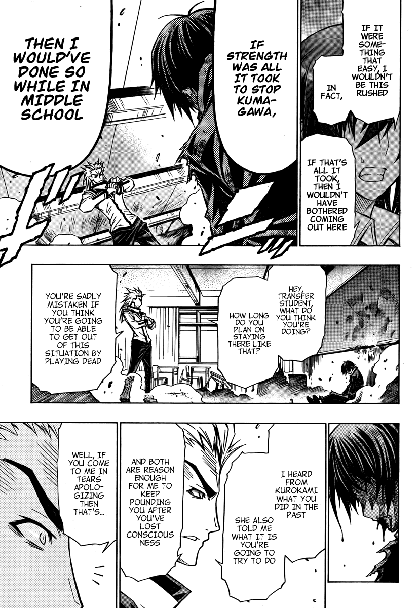 Medaka Box Chapter 63 page 8 - Chapter 63 : The 63rd Suggestion - The Minus 13's Class Motto