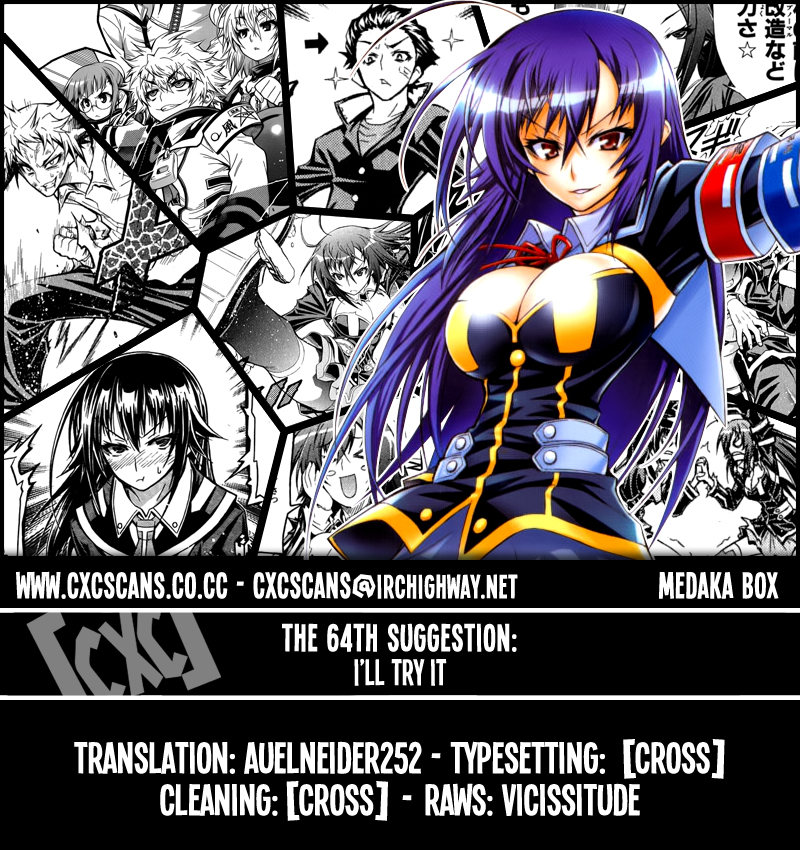 Medaka Box Chapter 64 page 1 - Chapter 64 : The 64th Suggestion - I'll Do It