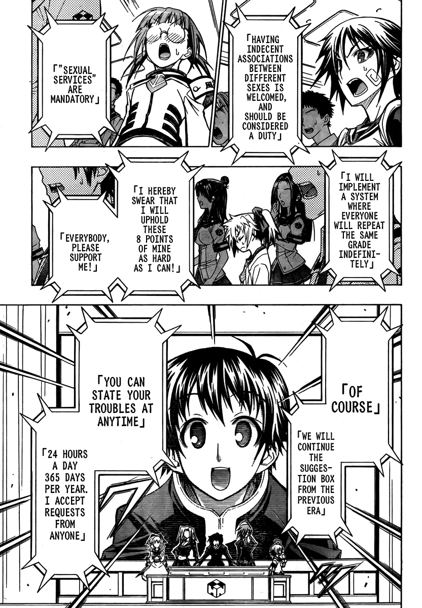 Medaka Box Chapter 65 page 16 - Chapter 65 : The 65th Suggestion - The Student Body President of Hakoniwa Academy...