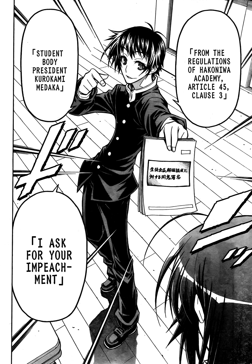 Medaka Box Chapter 65 page 7 - Chapter 65 : The 65th Suggestion - The Student Body President of Hakoniwa Academy...