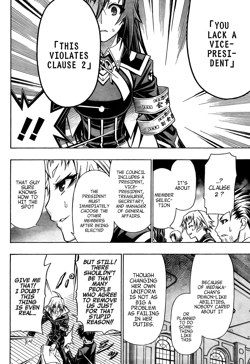 Medaka Box Chapter 65 page 9 - Chapter 65 : The 65th Suggestion - The Student Body President of Hakoniwa Academy...