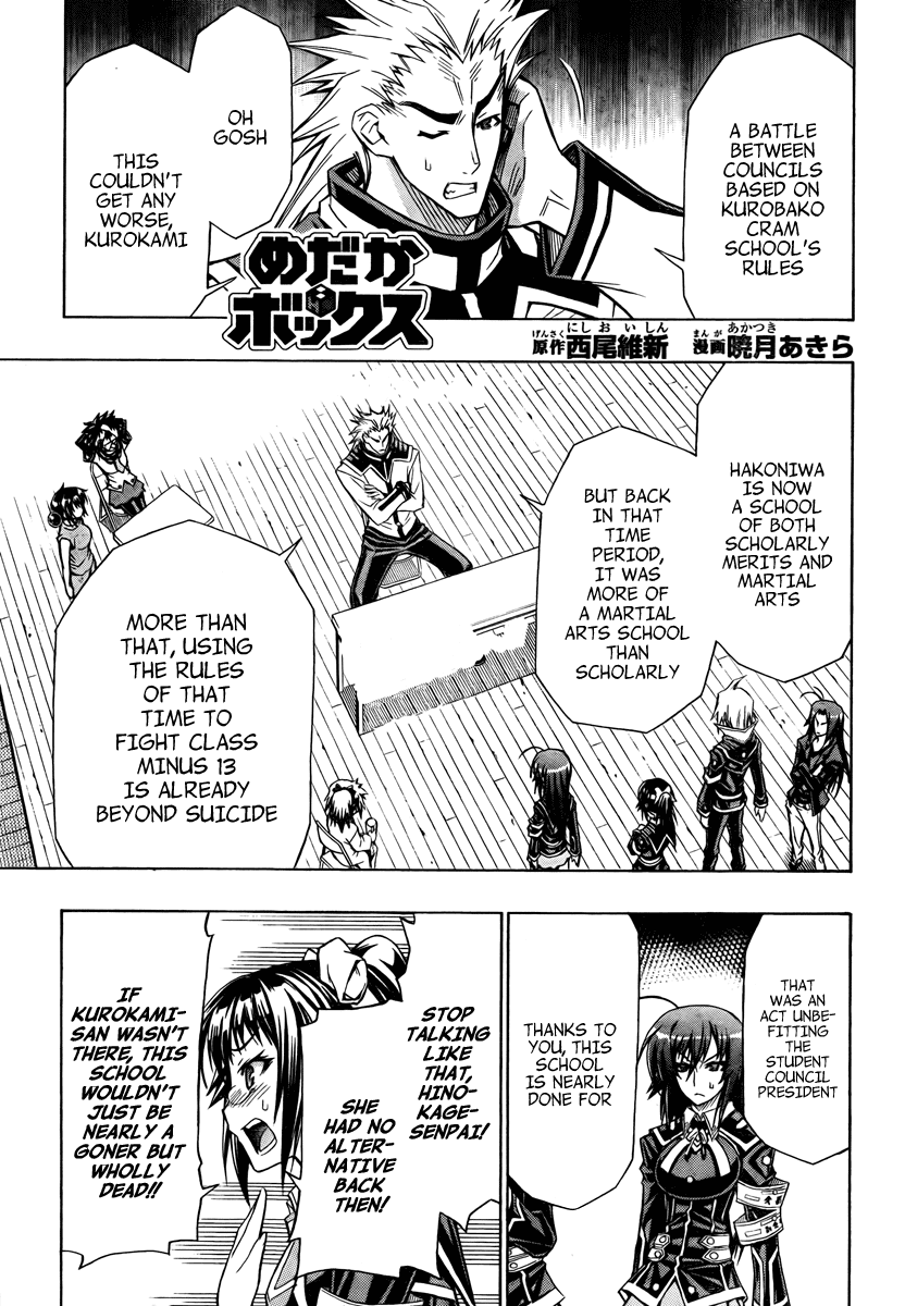 Medaka Box Chapter 66 page 2 - Chapter 66 : The 66th Suggestion - What of it?