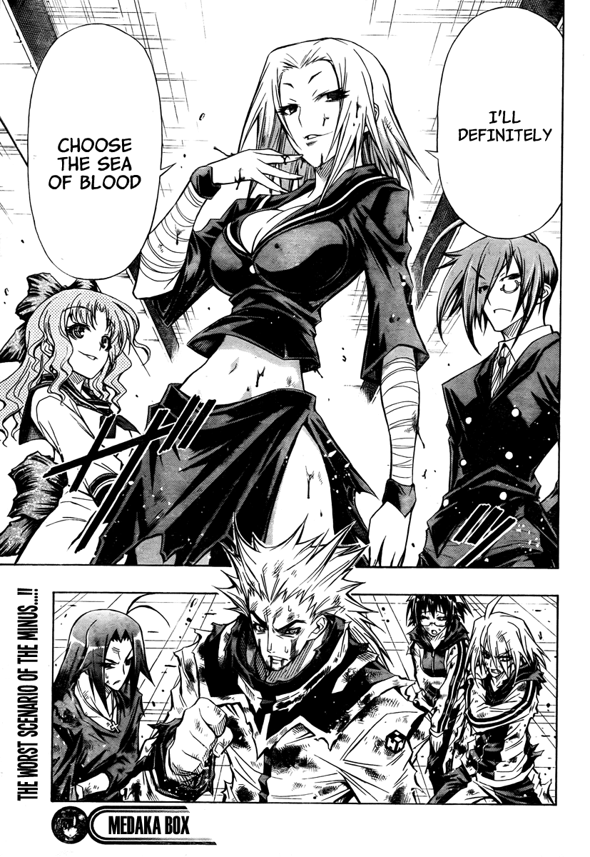 Medaka Box Chapter 71 page 20 - Chapter 71 : The 71st Suggestion - Come Again When It's Over