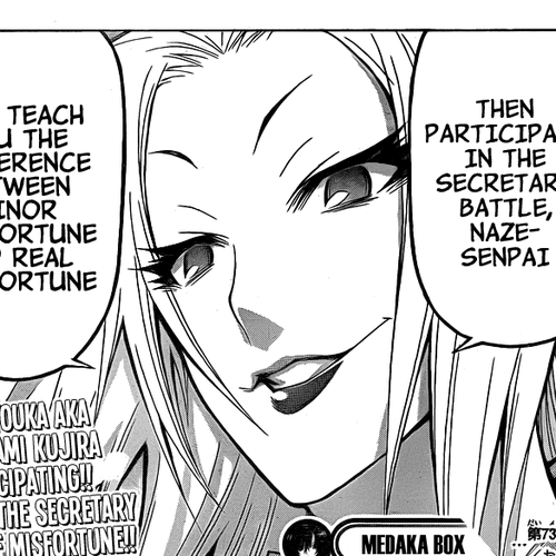 Medaka Box Chapter 73 : The 73rd Suggestion - From Now On, I Will... cover