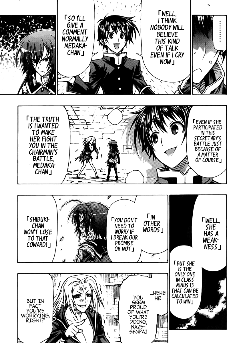 Medaka Box Chapter 75 page 12 - Chapter 75 : The 75th Suggestion - It's Not A Reason To Give Up Fighting