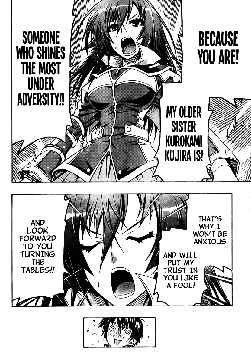 Medaka Box Chapter 76 page 15 - Chapter 76 : The 76th Suggestion - My Older Sister Kurokami Kujira