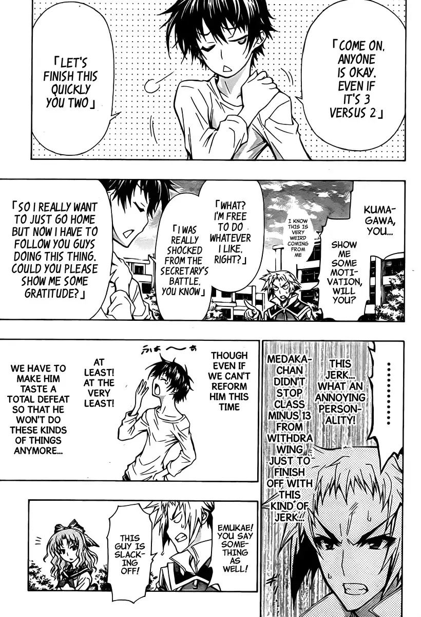 Medaka Box Chapter 79 page 6 - Chapter 79 : Just the Right Handicap