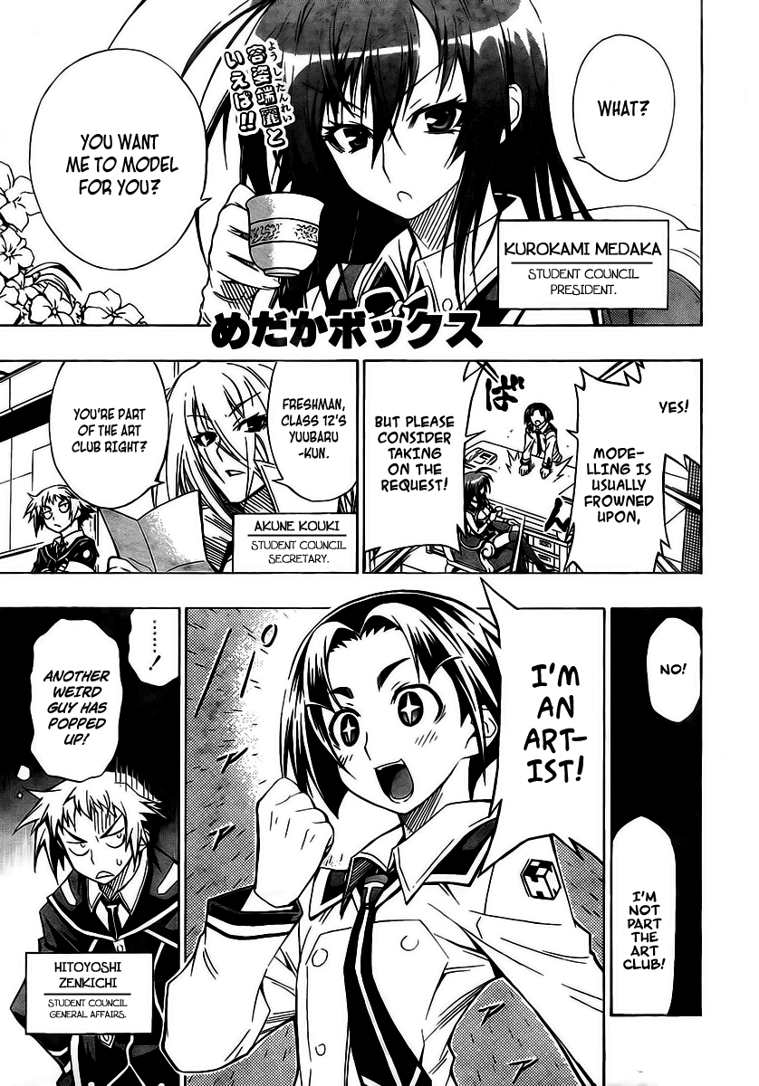 Medaka Box Chapter 8 page 1 - Chapter 8 : The 8th Suggestion - Stole the Show