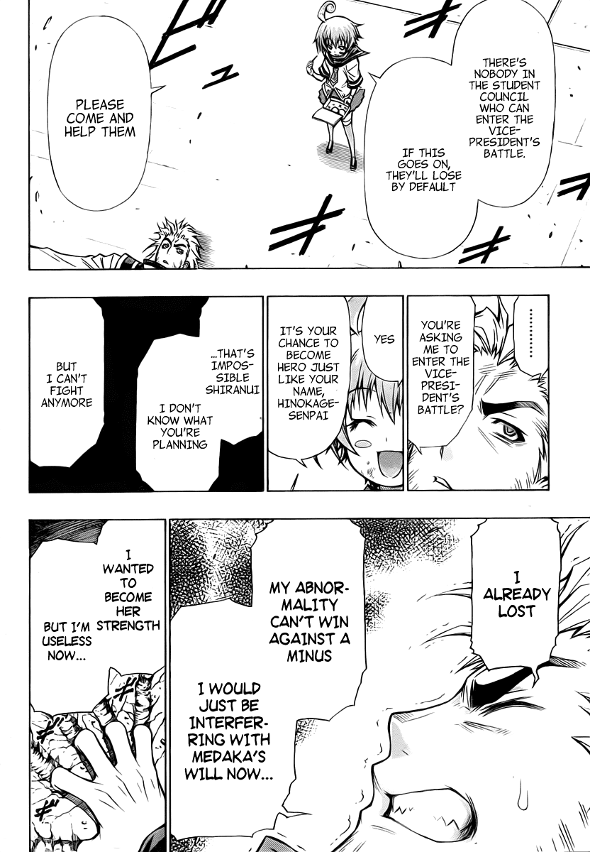 Medaka Box Chapter 84 page 19 - Chapter 84 : The 84th Suggestion - I Wonder If We Could Understand Each Other