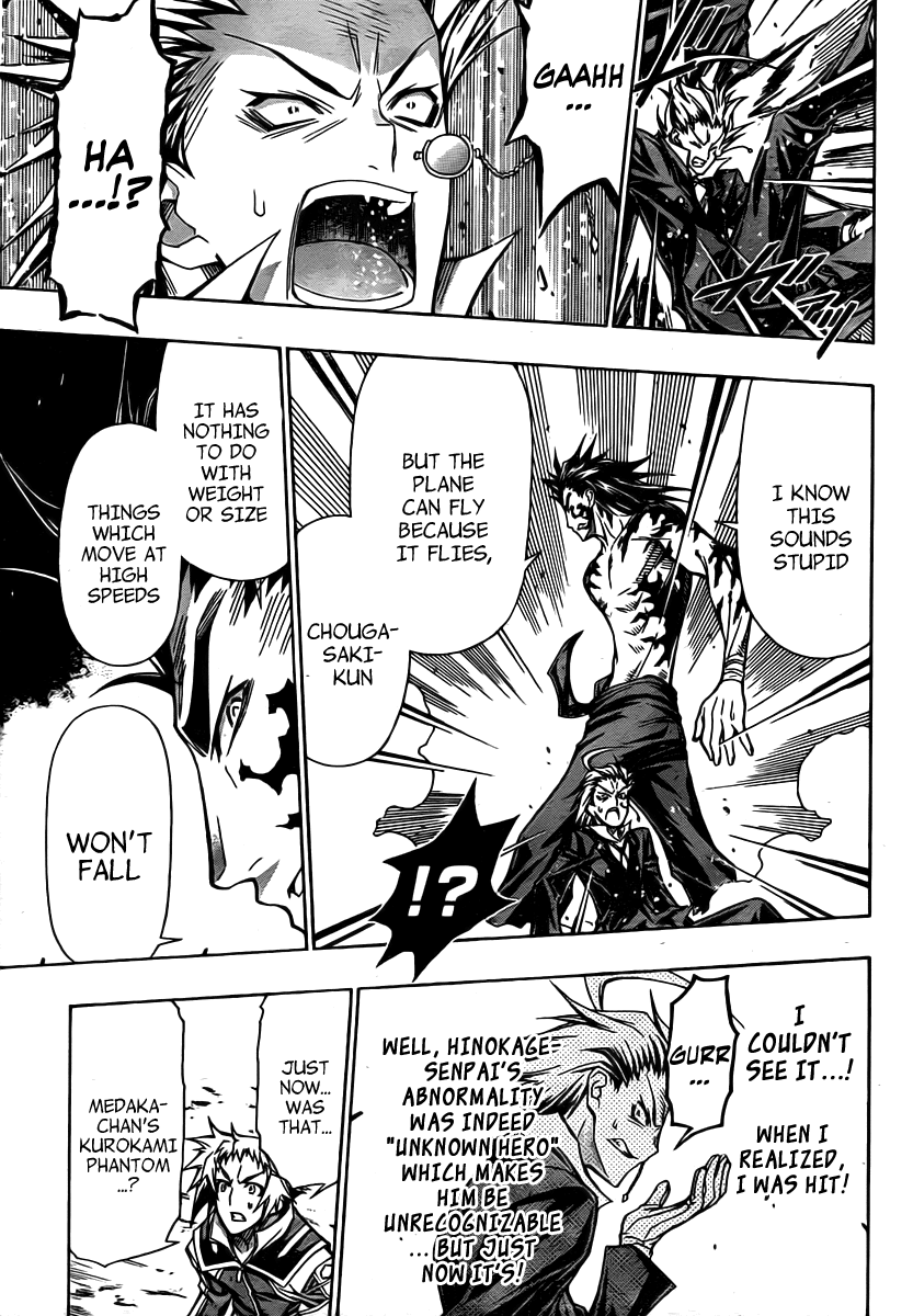 Medaka Box Chapter 85 page 17 - Chapter 85 : The 85th Suggestion - I've Been Looking Forward To It