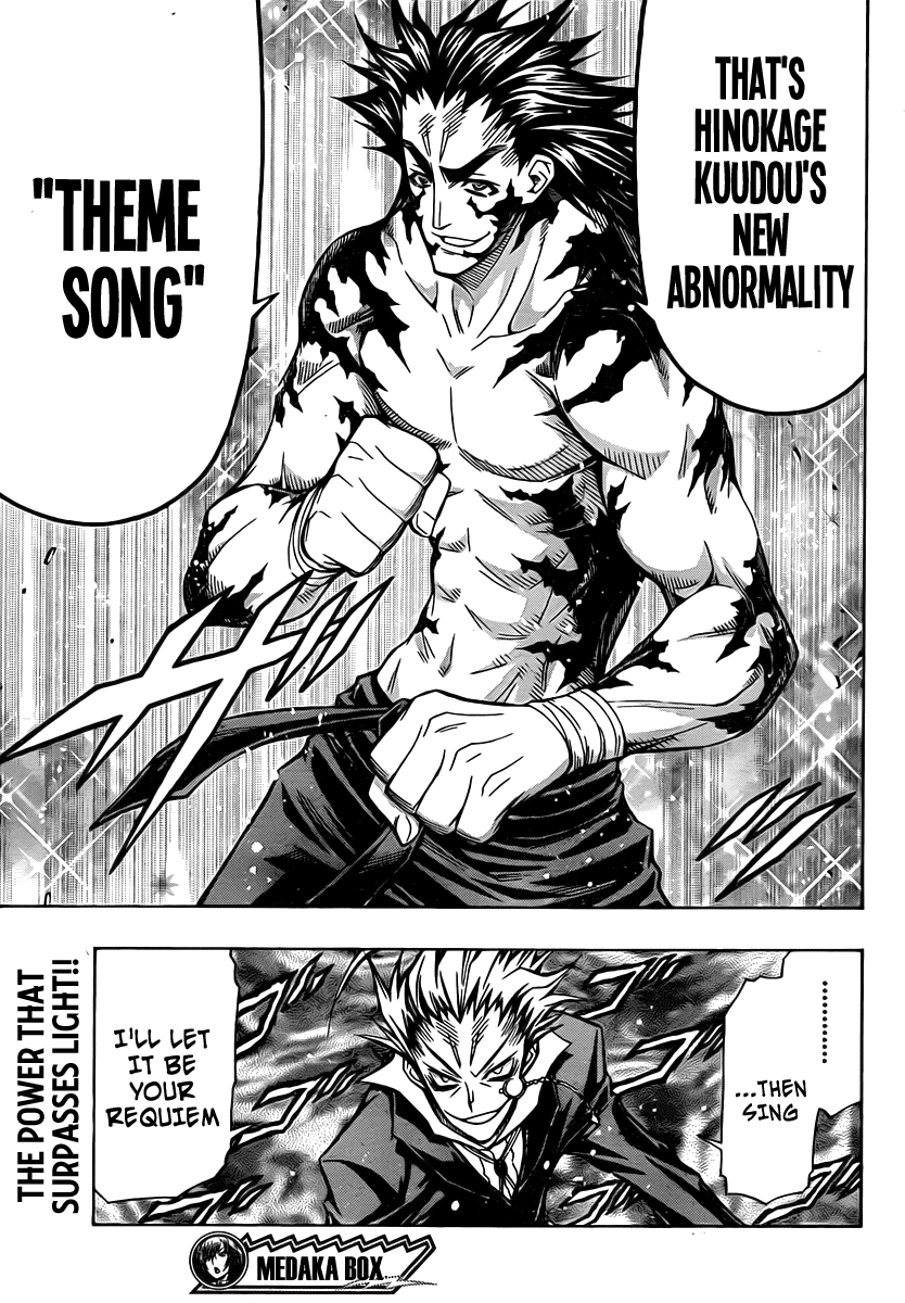 Medaka Box Chapter 85 page 19 - Chapter 85 : The 85th Suggestion - I've Been Looking Forward To It