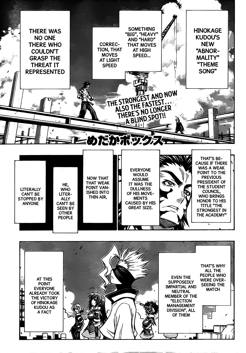 Medaka Box Chapter 86 page 2 - Chapter 86 : The 86th Suggestion - It Was an Unexpected Accident After All