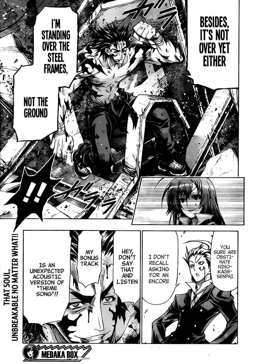 Medaka Box Chapter 86 page 20 - Chapter 86 : The 86th Suggestion - It Was an Unexpected Accident After All