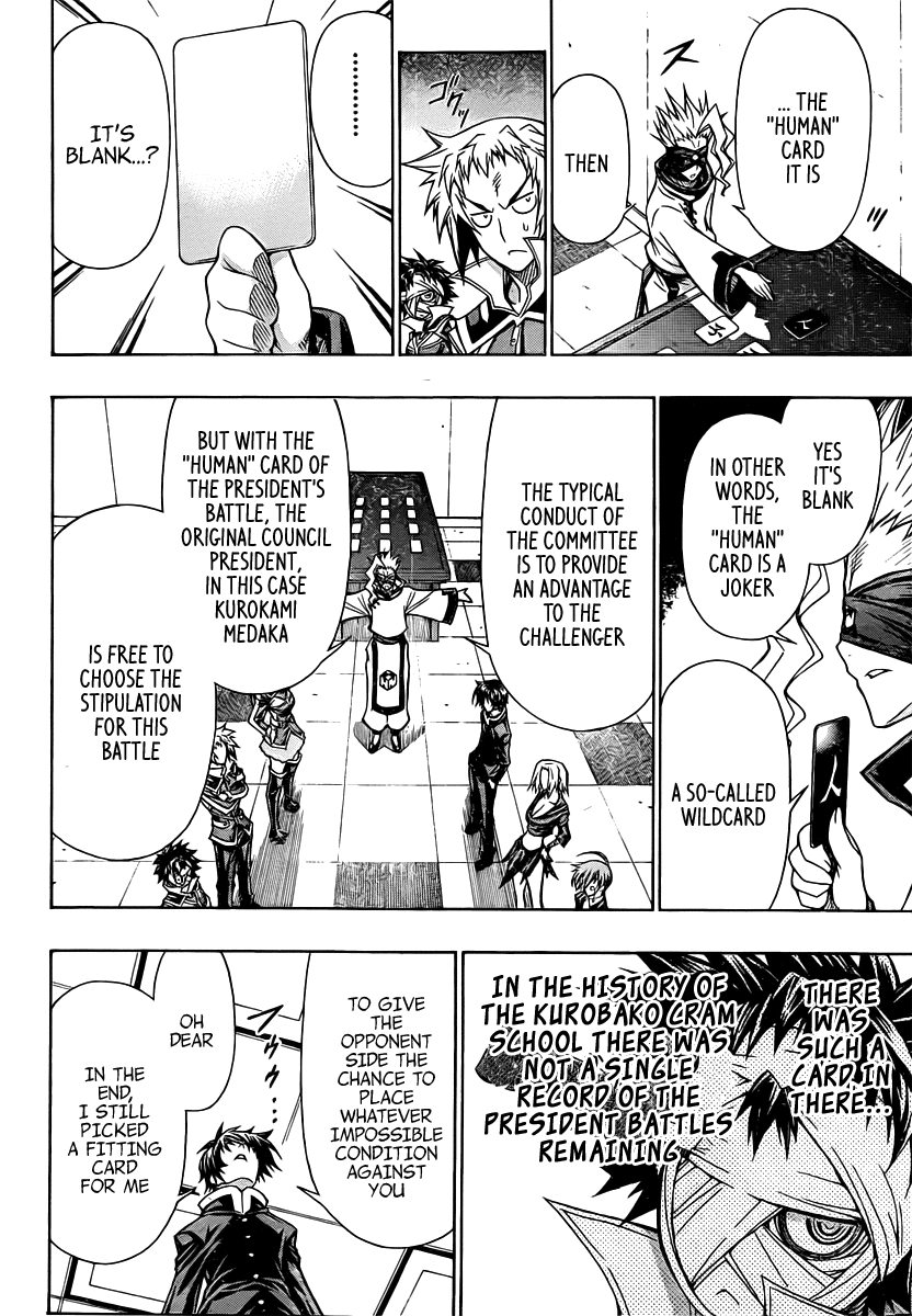 Medaka Box Chapter 89 page 14 - Chapter 89 : The 89th Suggestion - And There Is Only One Rule