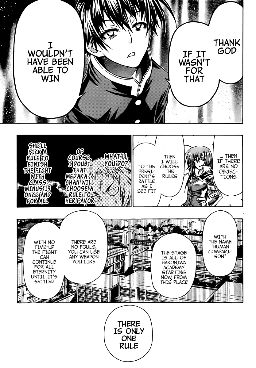 Medaka Box Chapter 89 page 15 - Chapter 89 : The 89th Suggestion - And There Is Only One Rule